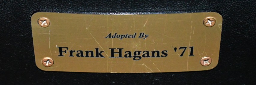 Auditorium seat plaque